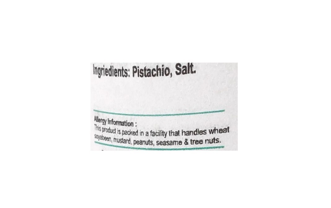 Axium Salted Pistachio Premium Dry Fruits   Glass Jar  200 grams
